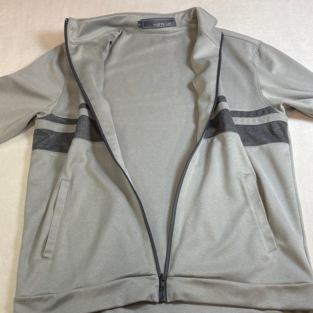 Gray Full-Zip Jacket - Picture 4 of 7